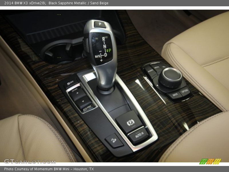  2014 X3 xDrive28i 8 Speed Steptronic Automatic Shifter