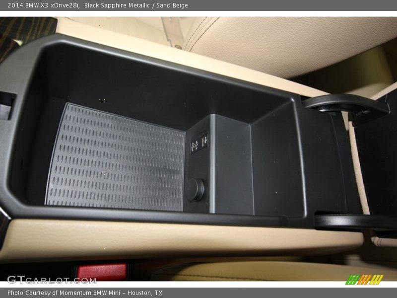 Black Sapphire Metallic / Sand Beige 2014 BMW X3 xDrive28i