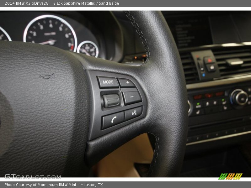 Controls of 2014 X3 xDrive28i