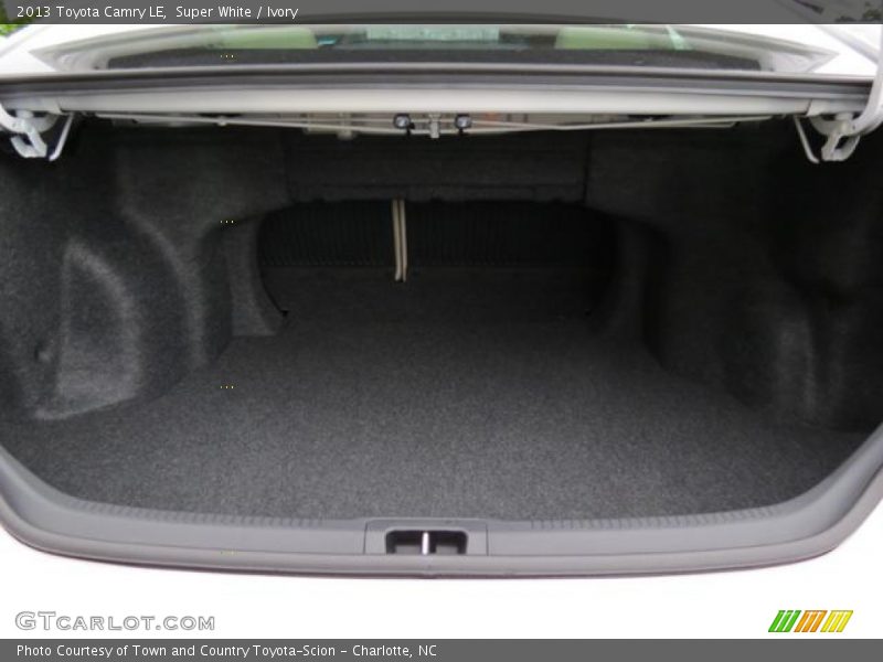  2013 Camry LE Trunk