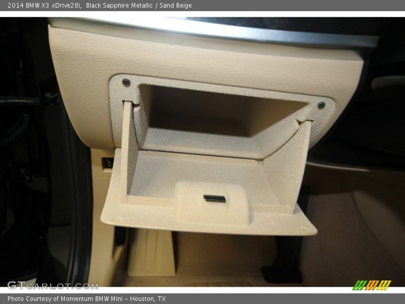 Black Sapphire Metallic / Sand Beige 2014 BMW X3 xDrive28i