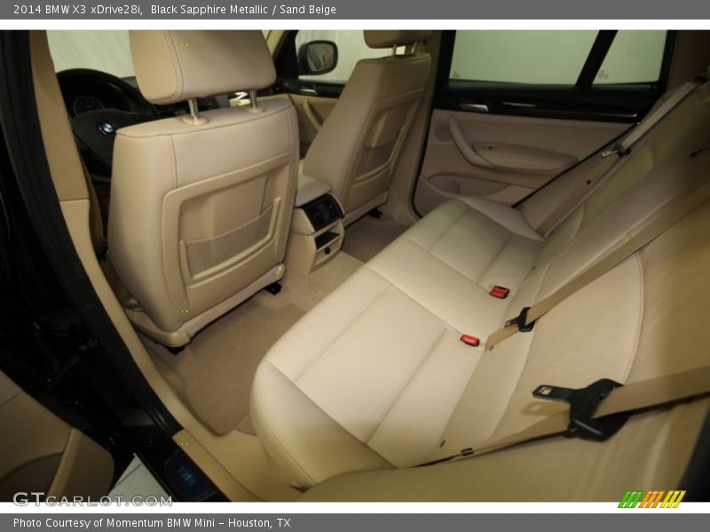 Rear Seat of 2014 X3 xDrive28i