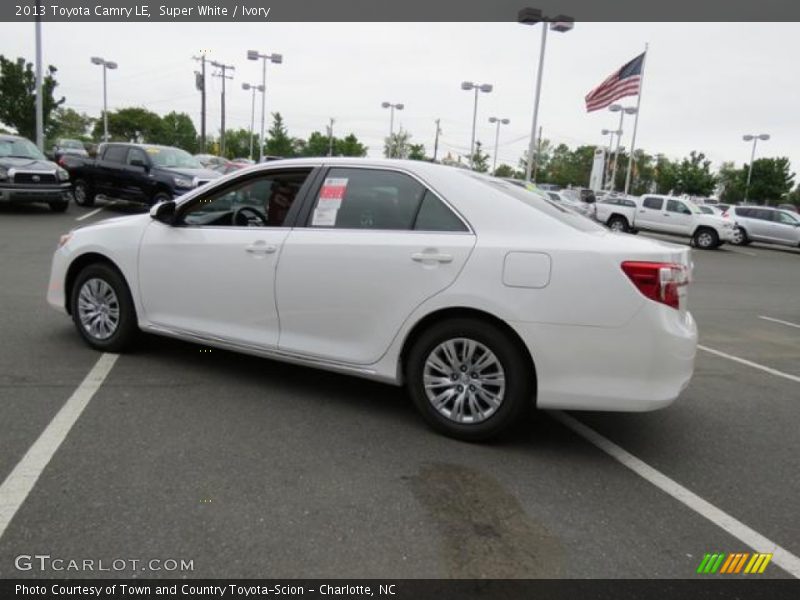 Super White / Ivory 2013 Toyota Camry LE