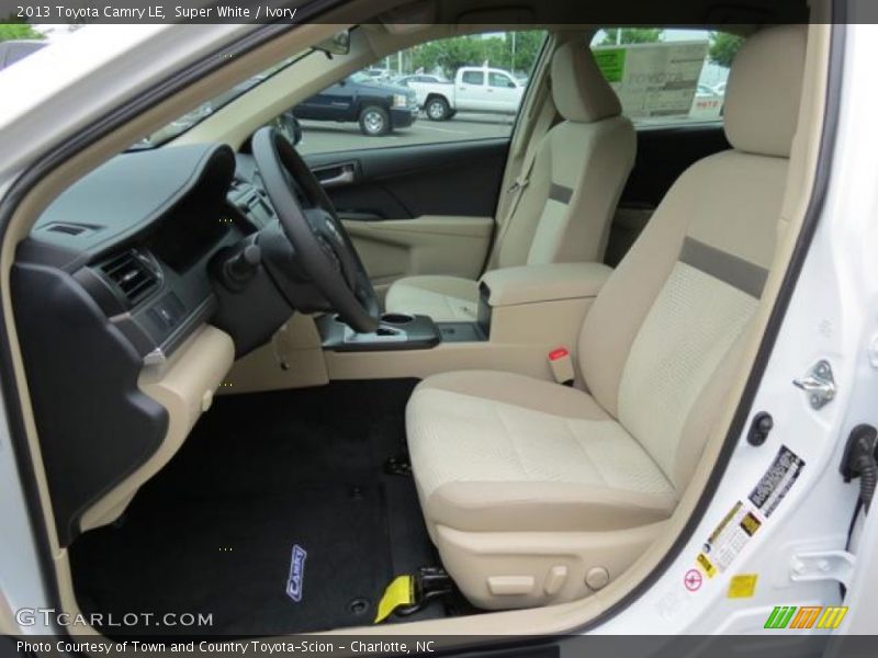 Super White / Ivory 2013 Toyota Camry LE