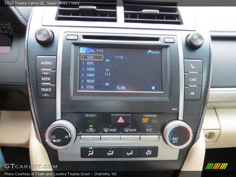 Super White / Ivory 2013 Toyota Camry LE