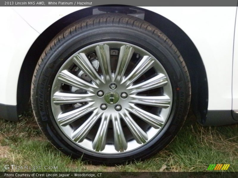 White Platinum / Hazelnut 2013 Lincoln MKS AWD