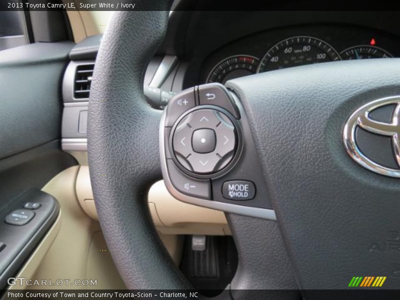 Super White / Ivory 2013 Toyota Camry LE