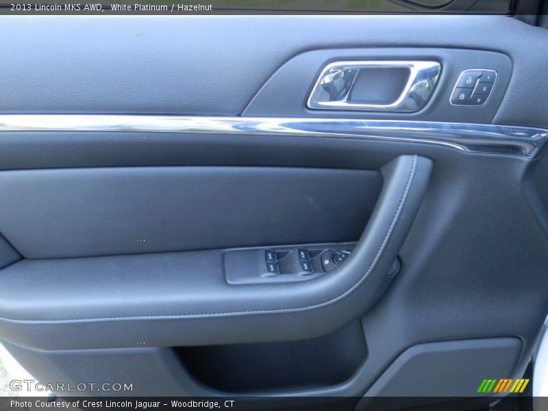 White Platinum / Hazelnut 2013 Lincoln MKS AWD