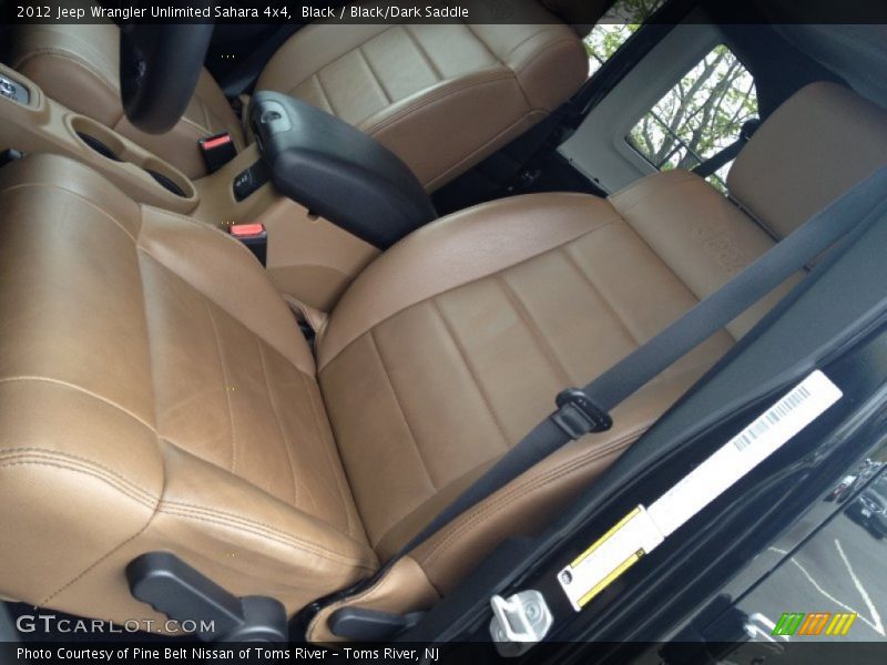 Black / Black/Dark Saddle 2012 Jeep Wrangler Unlimited Sahara 4x4