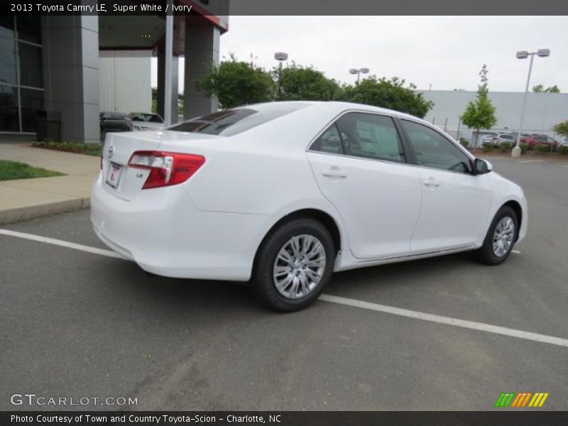 Super White / Ivory 2013 Toyota Camry LE