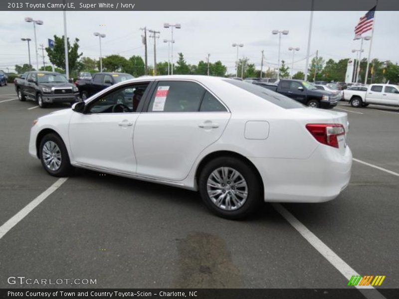 Super White / Ivory 2013 Toyota Camry LE