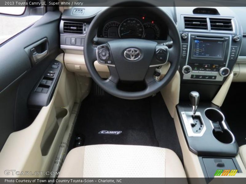 Super White / Ivory 2013 Toyota Camry LE