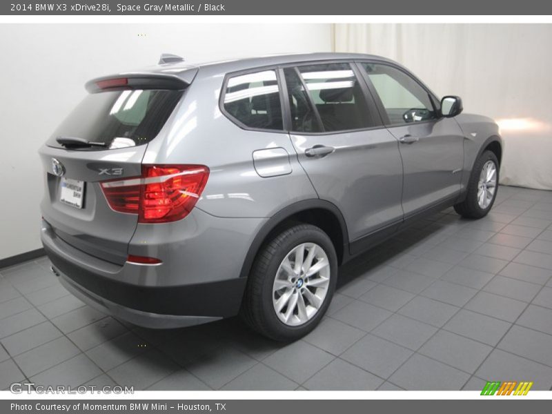 Space Gray Metallic / Black 2014 BMW X3 xDrive28i