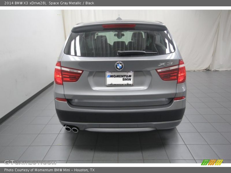 Space Gray Metallic / Black 2014 BMW X3 xDrive28i
