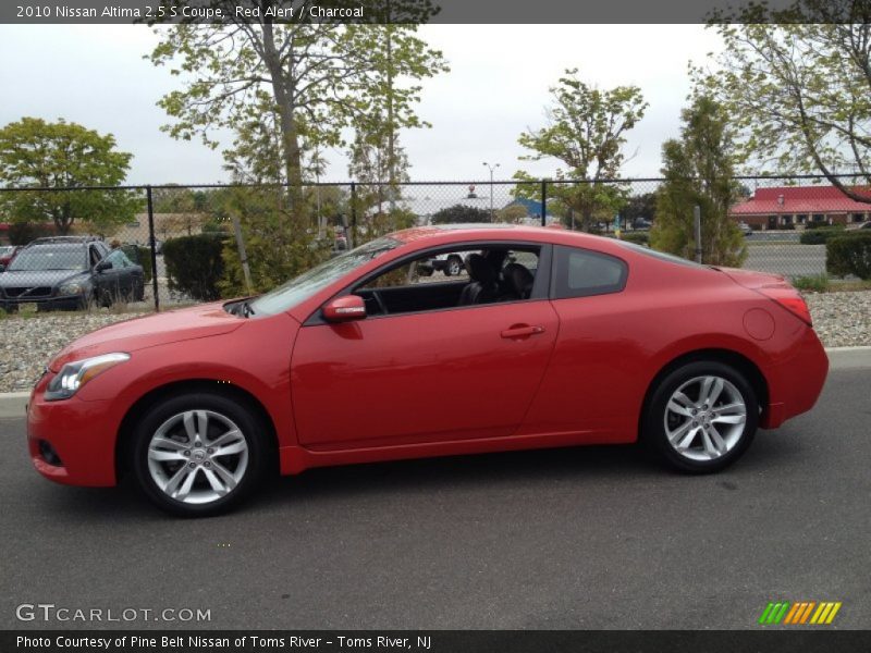 Red Alert / Charcoal 2010 Nissan Altima 2.5 S Coupe