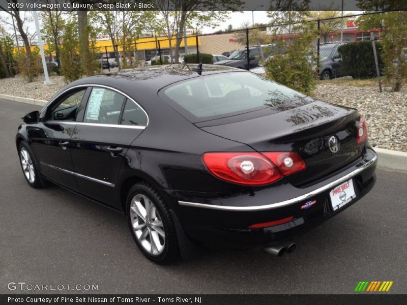 Deep Black / Black 2009 Volkswagen CC Luxury