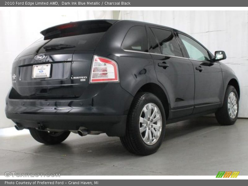 Dark Ink Blue Metallic / Charcoal Black 2010 Ford Edge Limited AWD