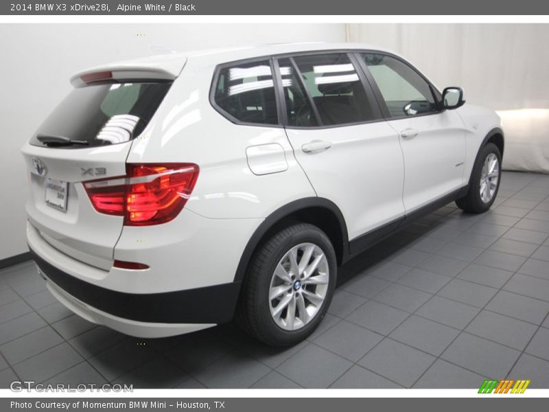 Alpine White / Black 2014 BMW X3 xDrive28i