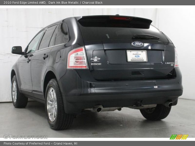 Dark Ink Blue Metallic / Charcoal Black 2010 Ford Edge Limited AWD