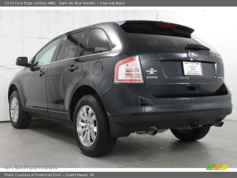 Dark Ink Blue Metallic / Charcoal Black 2010 Ford Edge Limited AWD