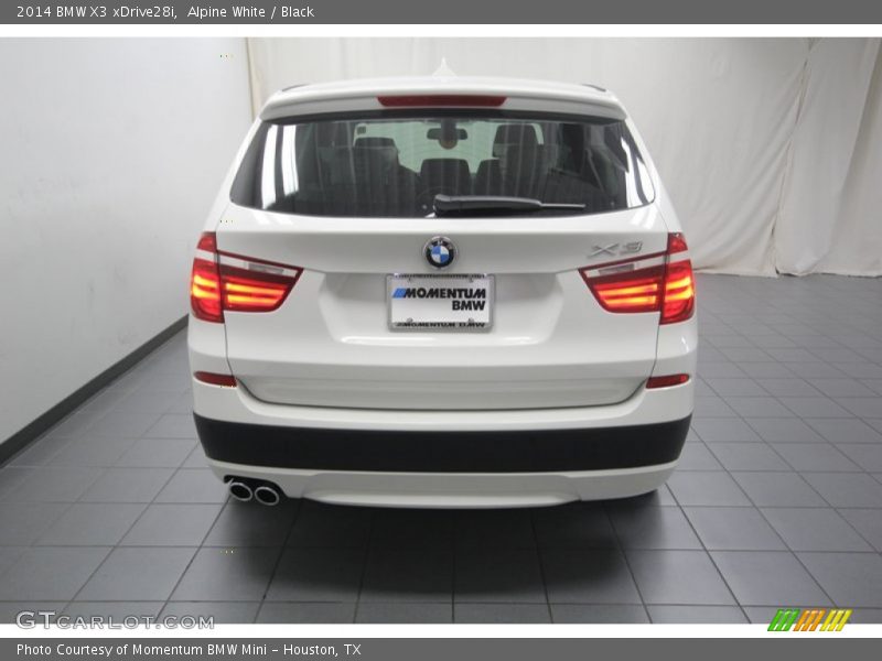Alpine White / Black 2014 BMW X3 xDrive28i