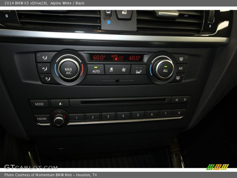Alpine White / Black 2014 BMW X3 xDrive28i