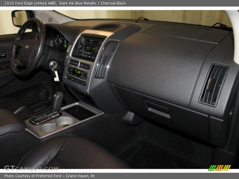 Dark Ink Blue Metallic / Charcoal Black 2010 Ford Edge Limited AWD