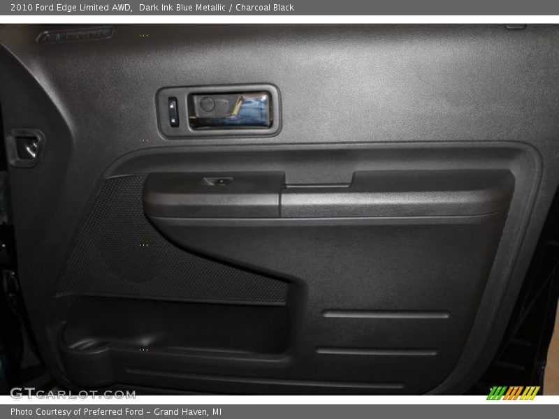 Dark Ink Blue Metallic / Charcoal Black 2010 Ford Edge Limited AWD
