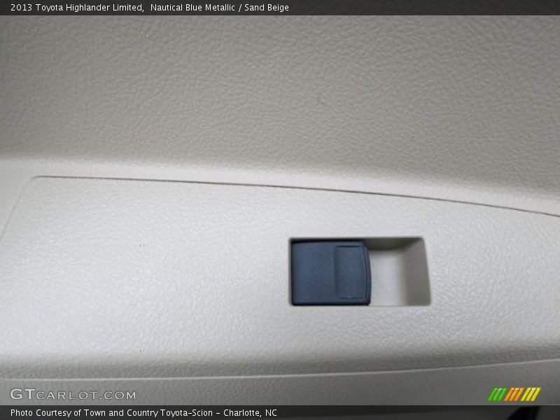 Nautical Blue Metallic / Sand Beige 2013 Toyota Highlander Limited