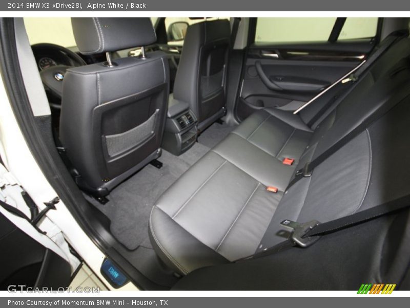 Rear Seat of 2014 X3 xDrive28i