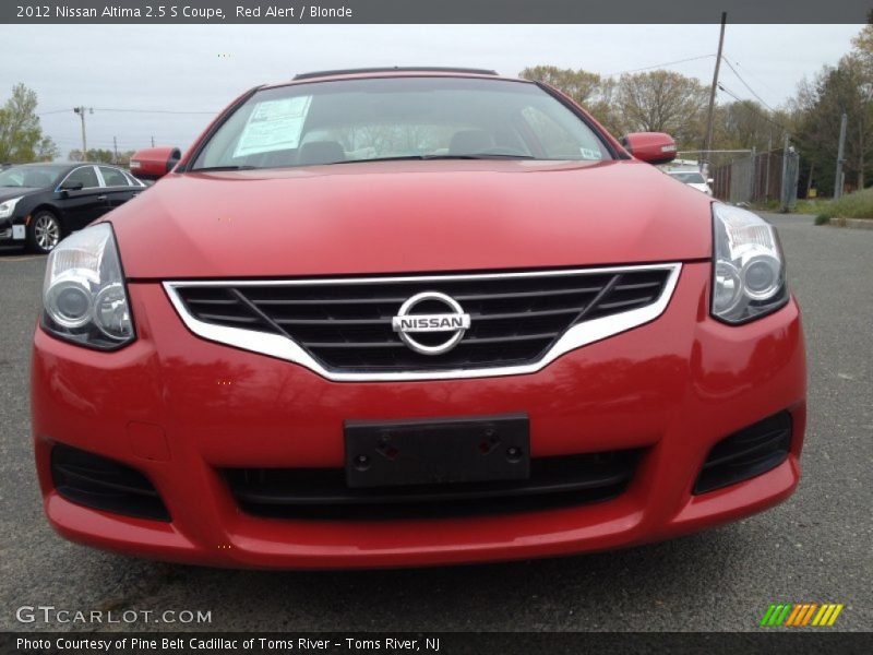 Red Alert / Blonde 2012 Nissan Altima 2.5 S Coupe