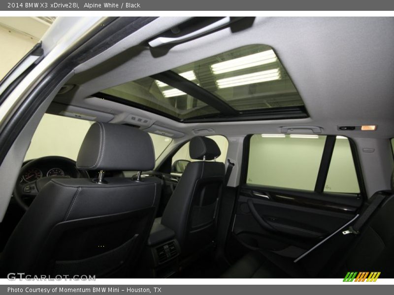 Sunroof of 2014 X3 xDrive28i