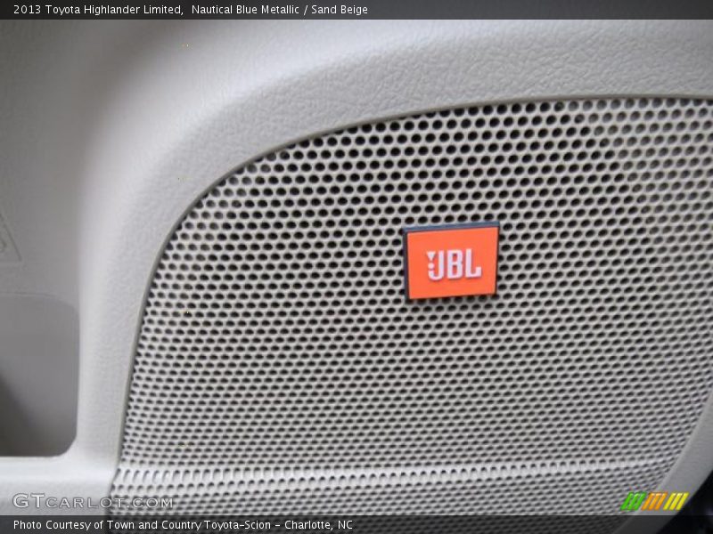 Nautical Blue Metallic / Sand Beige 2013 Toyota Highlander Limited