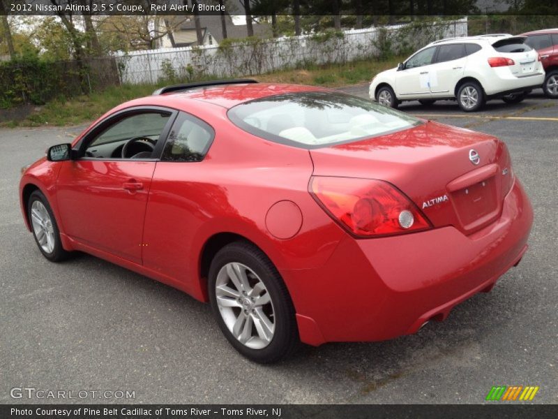 Red Alert / Blonde 2012 Nissan Altima 2.5 S Coupe