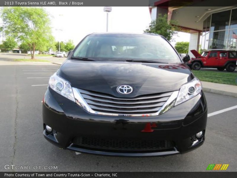 Black / Bisque 2013 Toyota Sienna XLE AWD