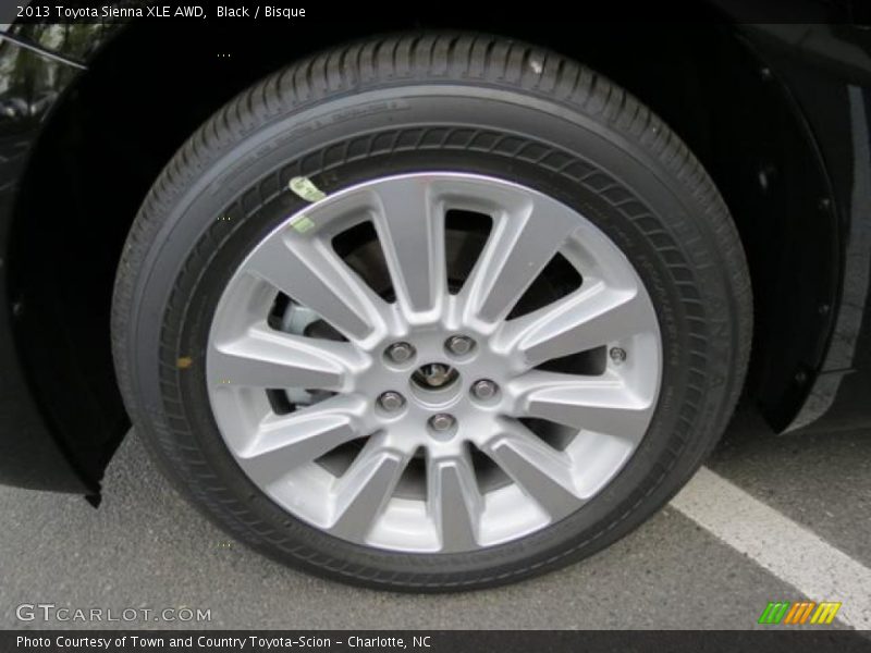 Black / Bisque 2013 Toyota Sienna XLE AWD