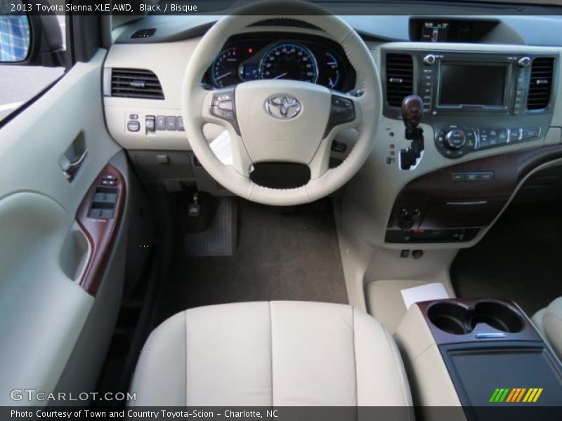 Black / Bisque 2013 Toyota Sienna XLE AWD