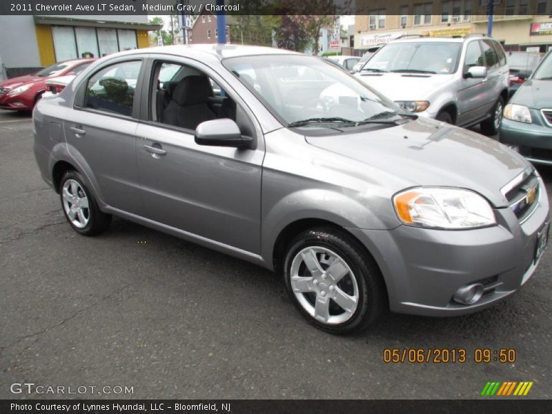 Medium Gray / Charcoal 2011 Chevrolet Aveo LT Sedan
