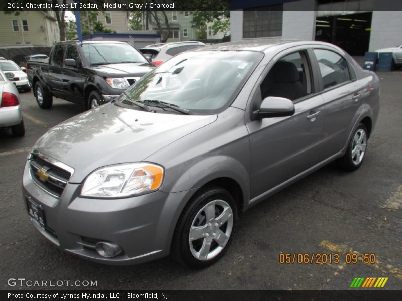 Medium Gray / Charcoal 2011 Chevrolet Aveo LT Sedan