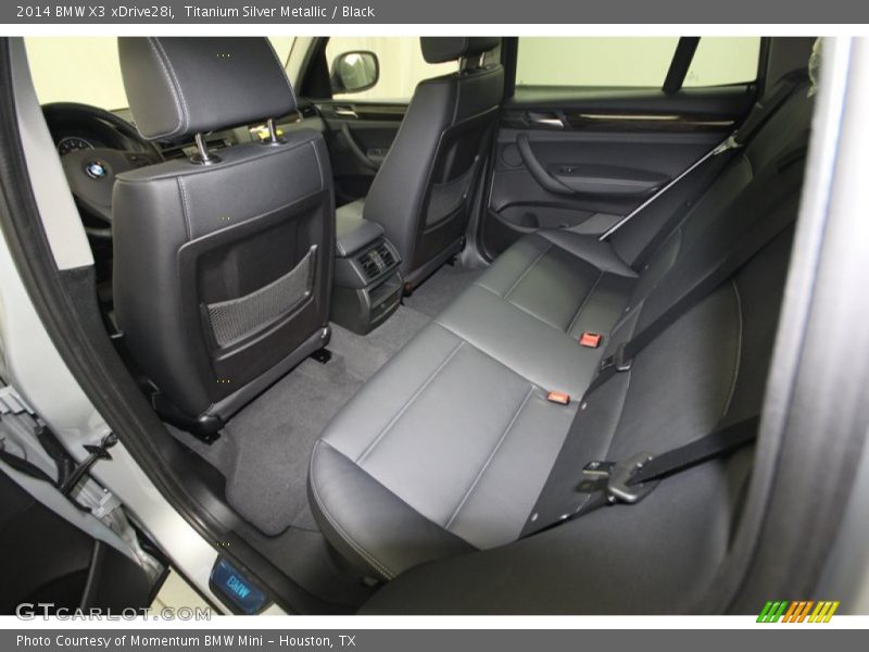 Rear Seat of 2014 X3 xDrive28i