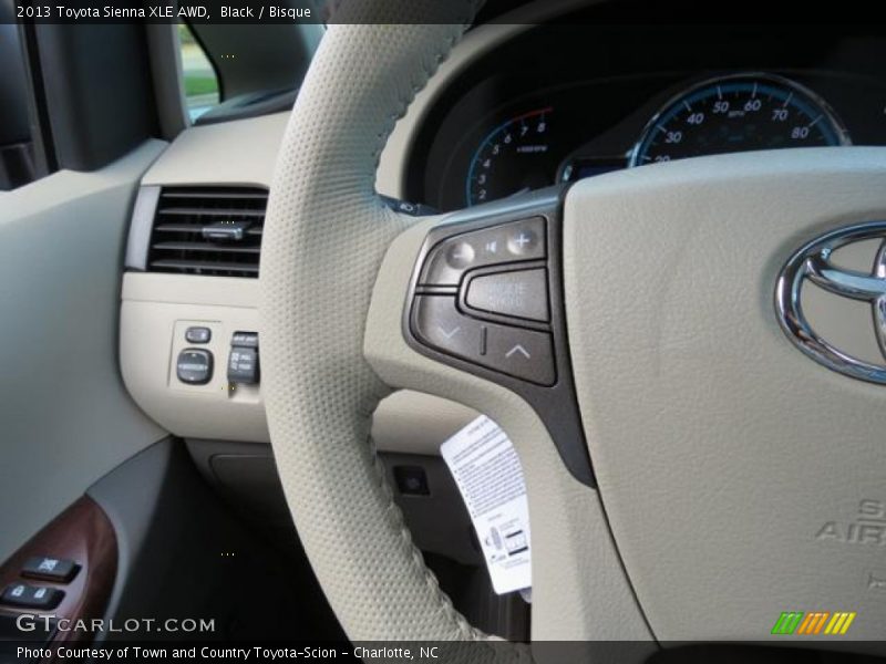 Black / Bisque 2013 Toyota Sienna XLE AWD