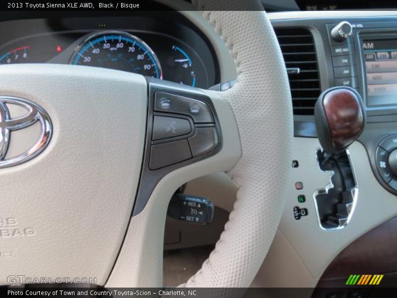 Black / Bisque 2013 Toyota Sienna XLE AWD