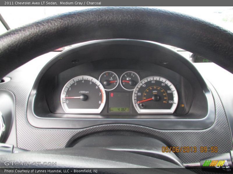 Medium Gray / Charcoal 2011 Chevrolet Aveo LT Sedan