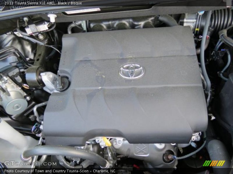 Black / Bisque 2013 Toyota Sienna XLE AWD