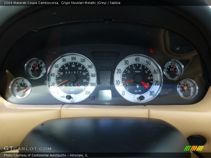  2004 Coupe Cambiocorsa Cambiocorsa Gauges