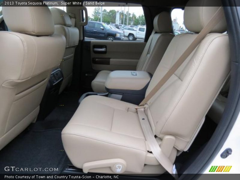 Rear Seat of 2013 Sequoia Platinum