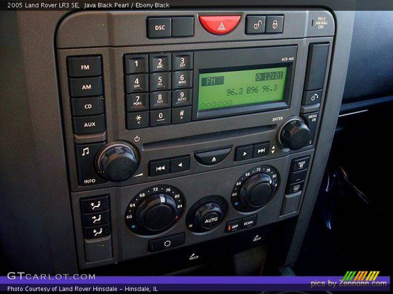 Java Black Pearl / Ebony Black 2005 Land Rover LR3 SE