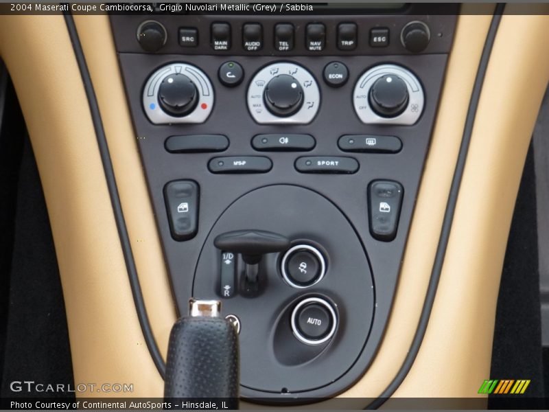 Controls of 2004 Coupe Cambiocorsa