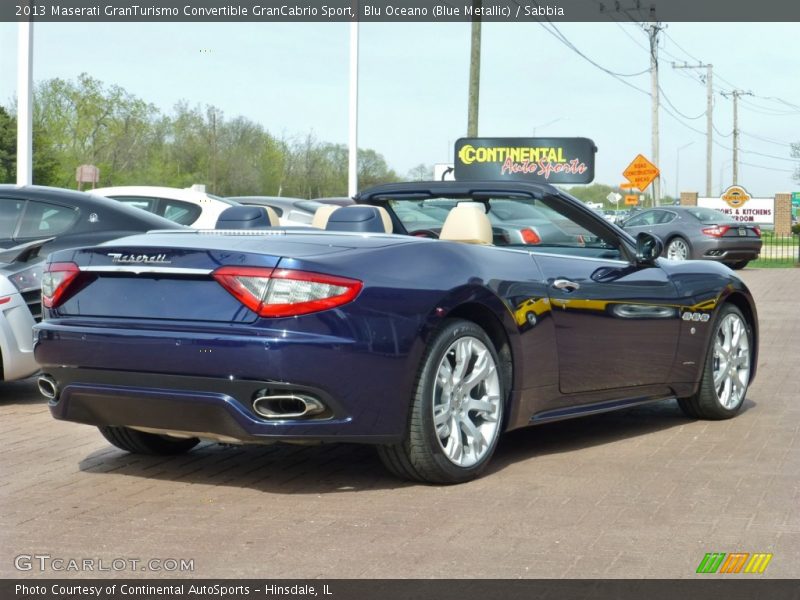 Blu Oceano (Blue Metallic) / Sabbia 2013 Maserati GranTurismo Convertible GranCabrio Sport