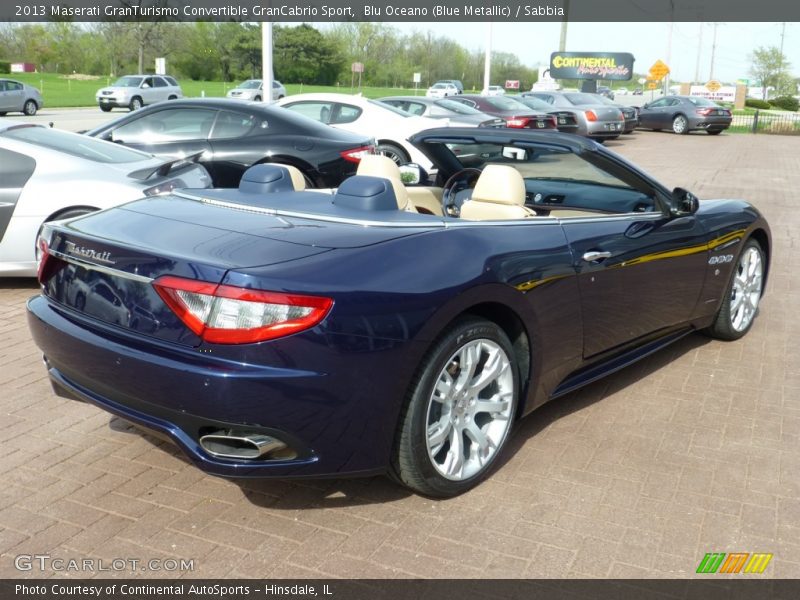 Blu Oceano (Blue Metallic) / Sabbia 2013 Maserati GranTurismo Convertible GranCabrio Sport